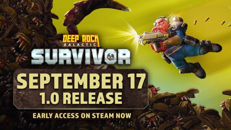 Deep rock galactic survivor et kill the brickman bientôt disponibles