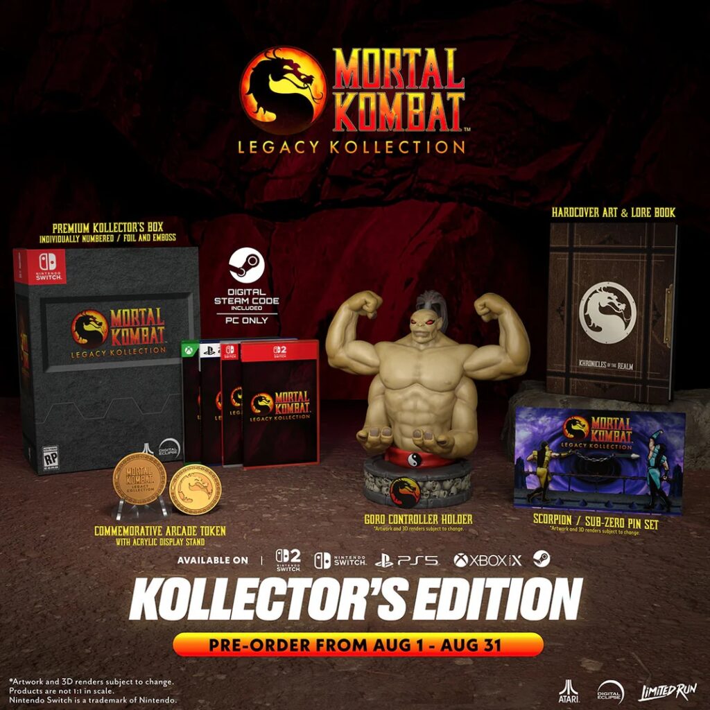 Mortal kombat legacy kollection sort en physique le 12 décembre 2025