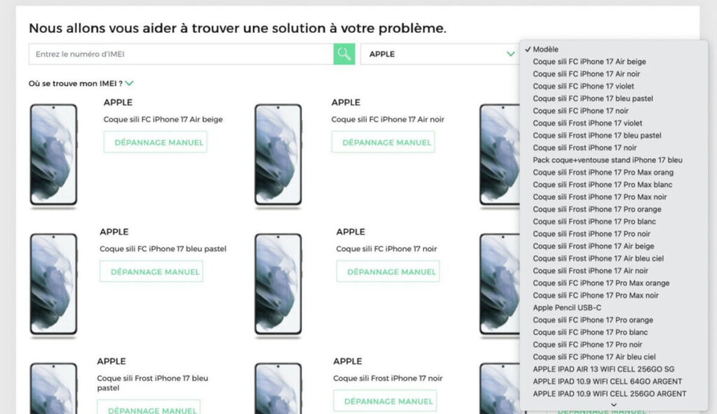 Sfr liste les iphone 17 avant leur annonce officielle