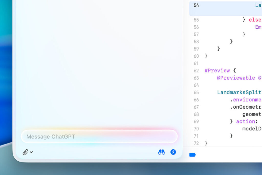 Apple lance la bêta de Xcode 26 avec GPT-5 et Claude