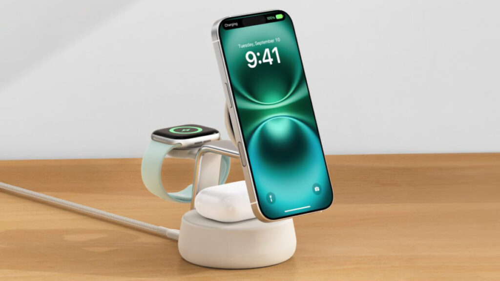Ios 26 active la recharge sans fil qi2 à 25 w pour iphone 16