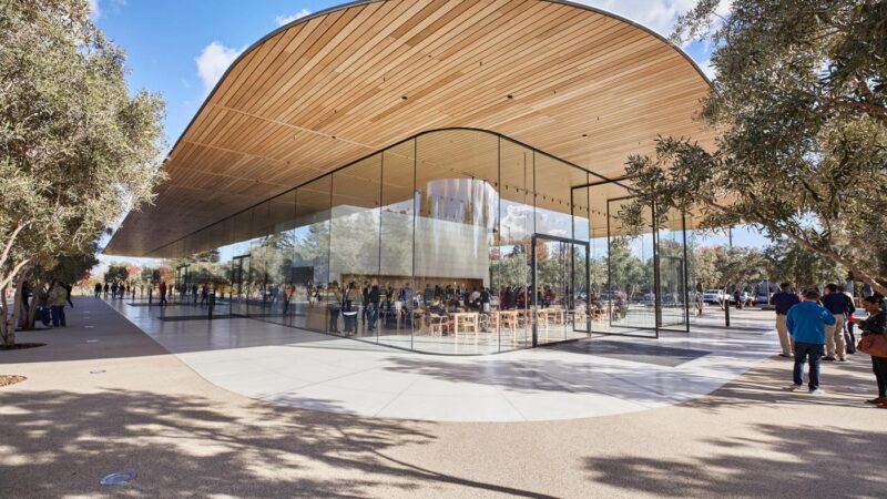 Fermeture temporaire de la terrasse du centre visiteurs d&rsquo;apple park
