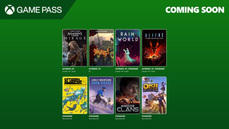 Prochains jeux à venir sur Game Pass en août