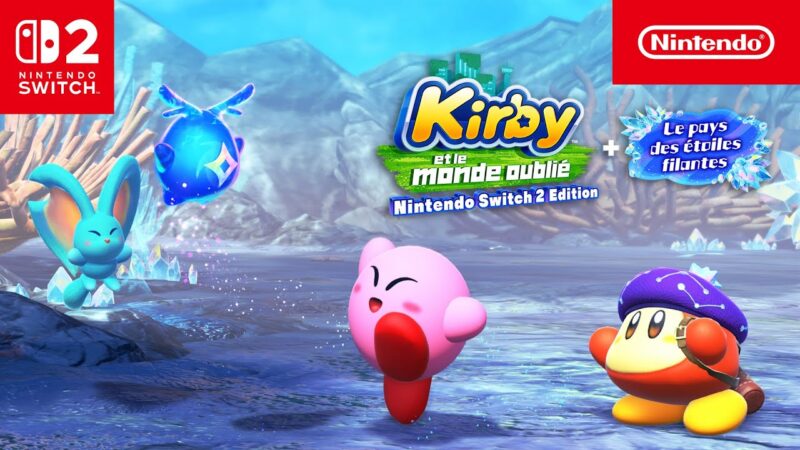 Kirby et le monde oublié arrive sur switch 2 avec une extension