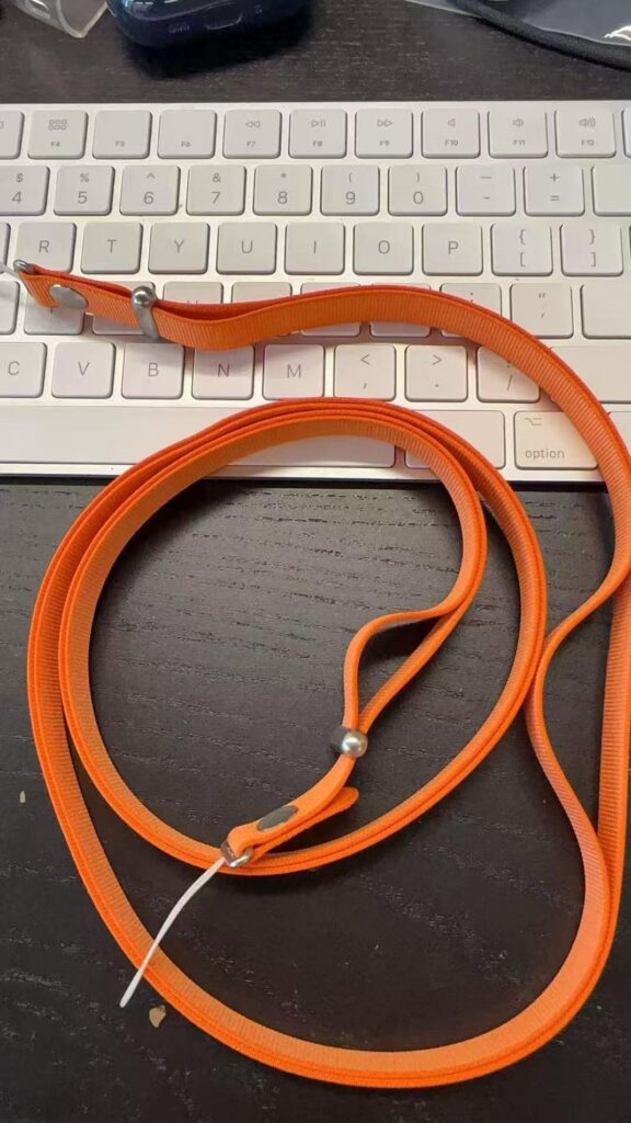 Fuite d'une sangle crossbody pour l'iPhone 17
