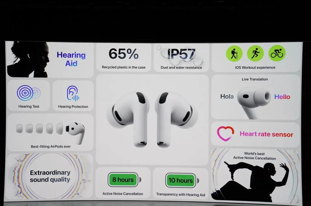 Airpods pro 3 : autonomie améliorée et fonctionnalités innovantes