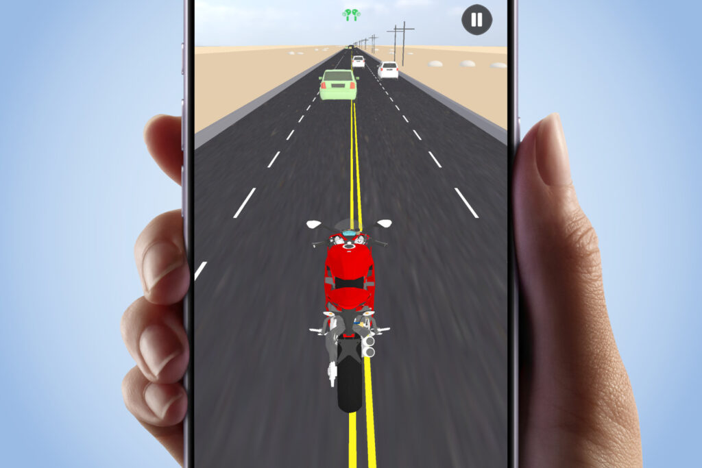 Un jeu iPhone contrôlé par les airpods