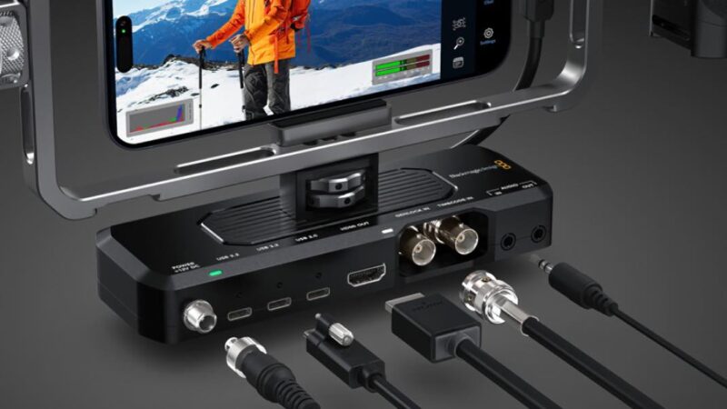 Blackmagic pro dock : l&rsquo;iphone 17 pro en outil de tournage professionnel