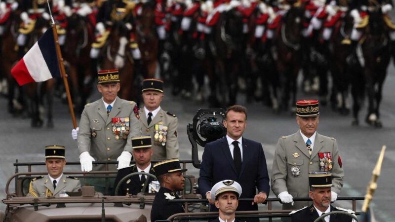 Macron en réalité immersive pour le 14 juillet