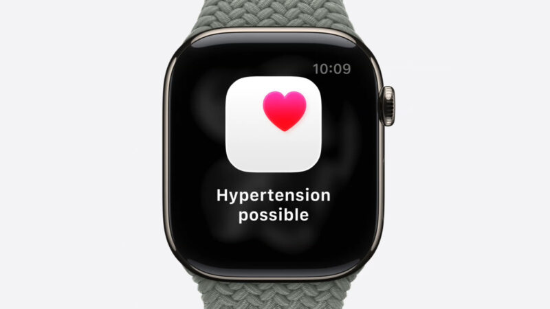 Alertes d&rsquo;hypertension et apnée du sommeil sur Apple Watch