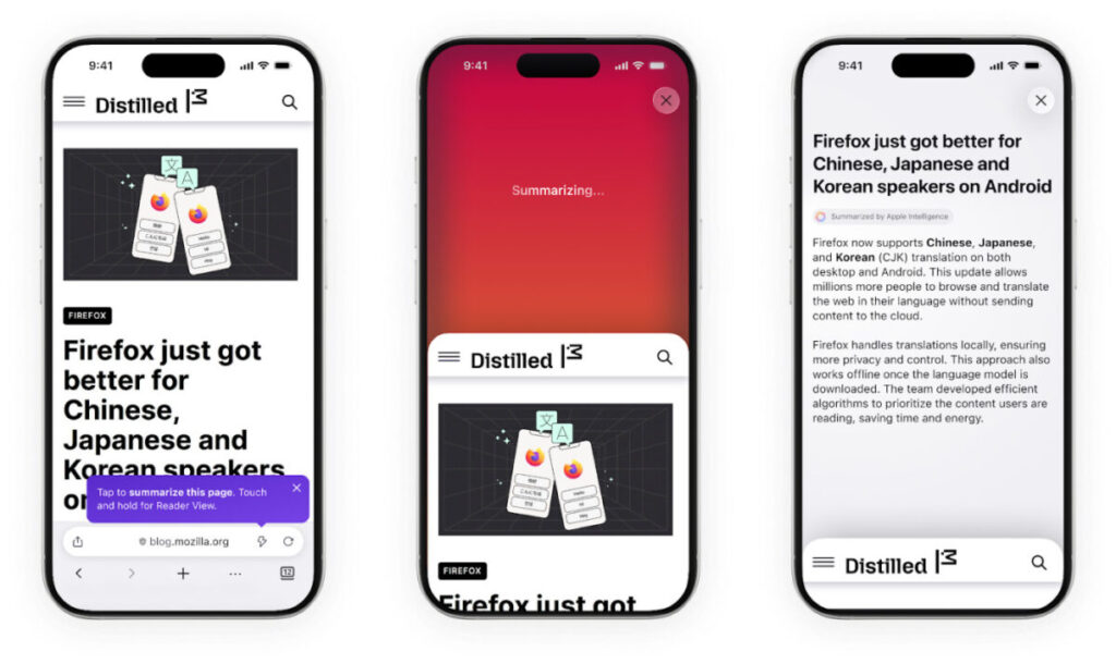 Firefox résume les pages Web sur iOS en secouant votre iPhone