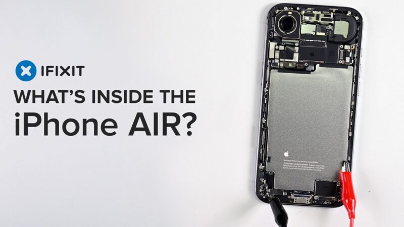 Réparabilité et finesse surprenantes de l&rsquo;iPhone Air révélées par iFixit