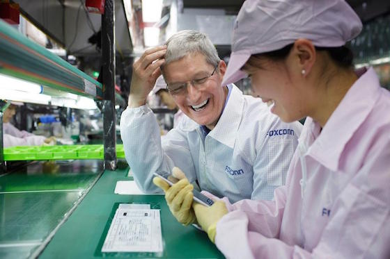 Foxconn et les conditions de travail des ouvriers d'iPhone en Chine