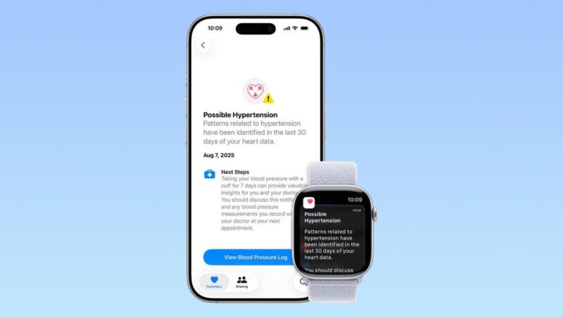 Les alertes d&rsquo;hypertension sur apple watch avec watchos 26