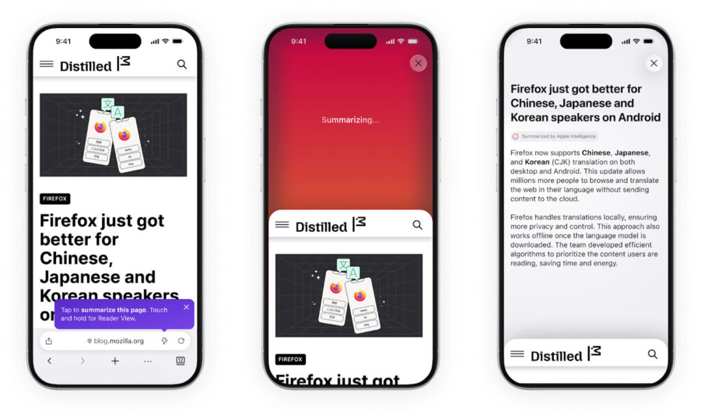 Firefox résume les pages Web sur iOS en secouant votre iPhone