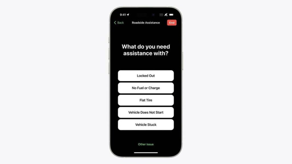 Apple étend son assistance routière par satellite en australie