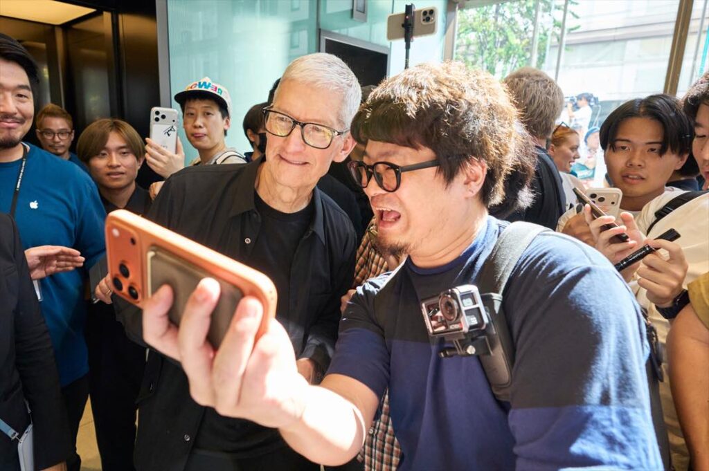 Réouverture de l'apple store historique de ginza