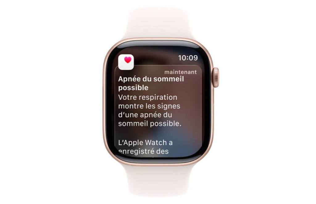 Alertes d'hypertension et apnée du sommeil sur Apple Watch