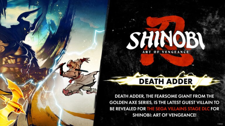 Shinobi aov présente death adder comme deuxième boss guest