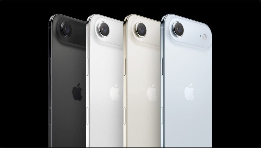 Lancement de l'iphone air ultra fin avec processeur a19 pro