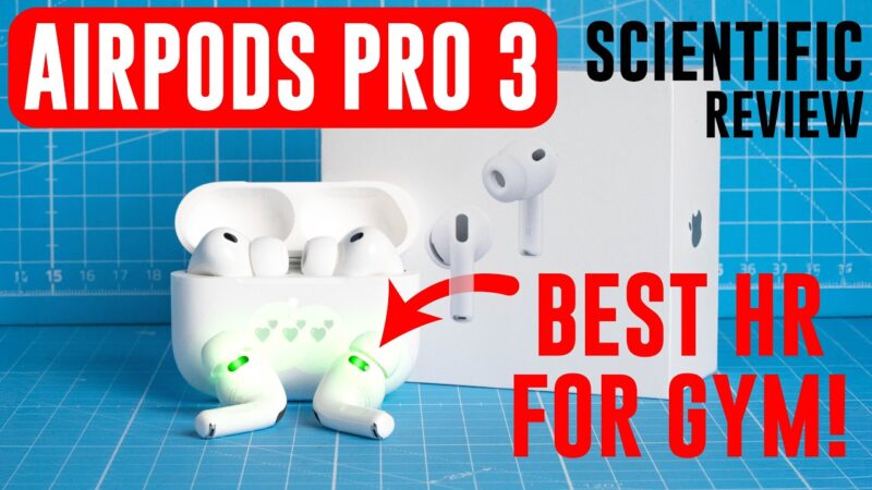 Les airpods pro 3 avec capteur cardiaque intégré rivalisent avec des dispositifs dédiés