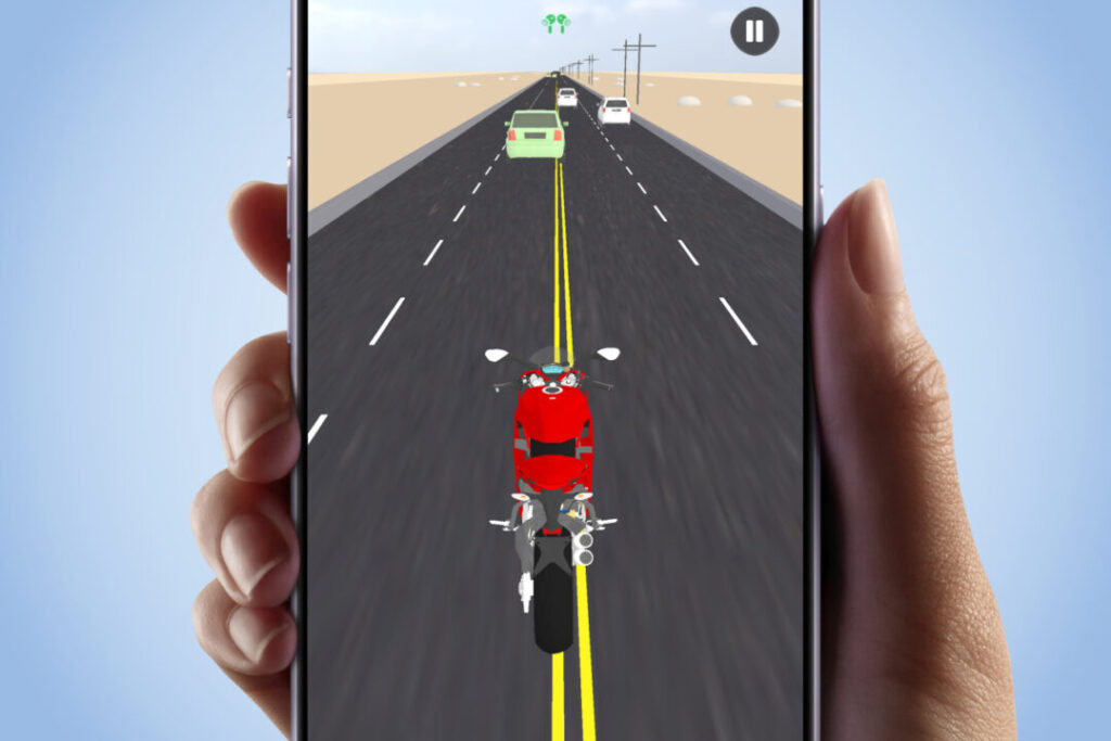 Un jeu iPhone contrôlé par les airpods