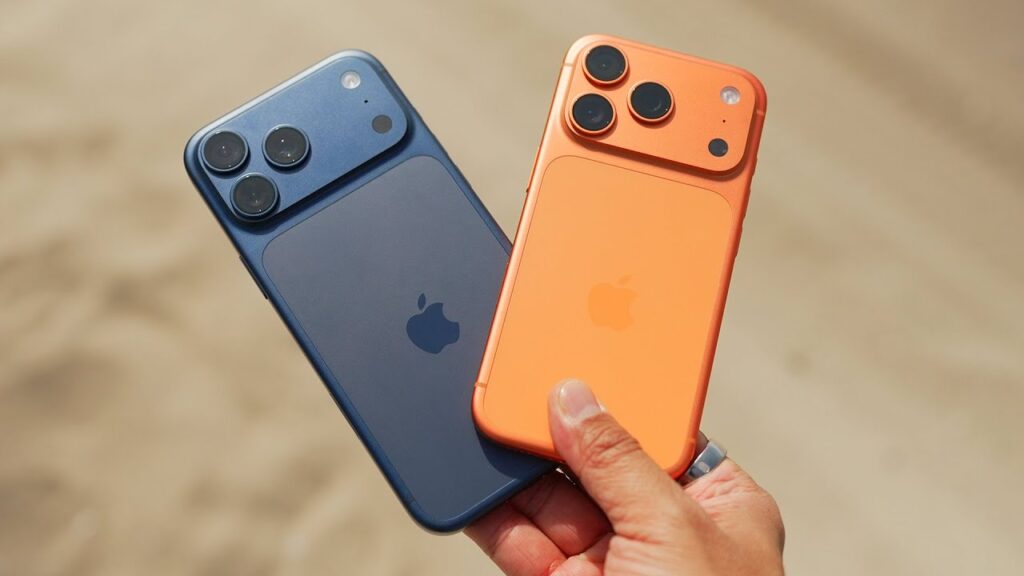 Lancement de liphone 17 pro avec meilleure autonomie et design en aluminium