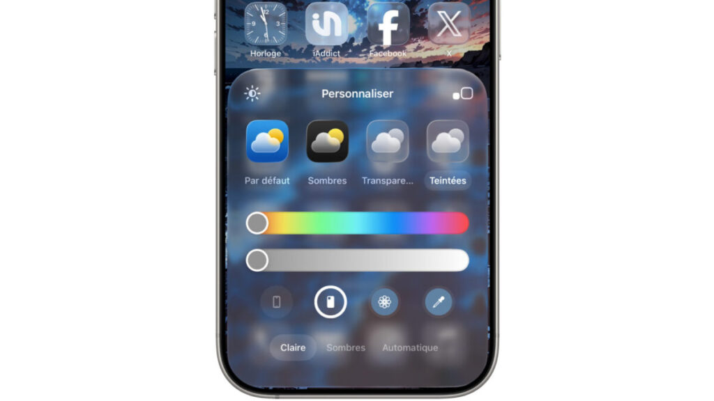 Ios 26 harmonise les icônes avec la couleur de votre coque