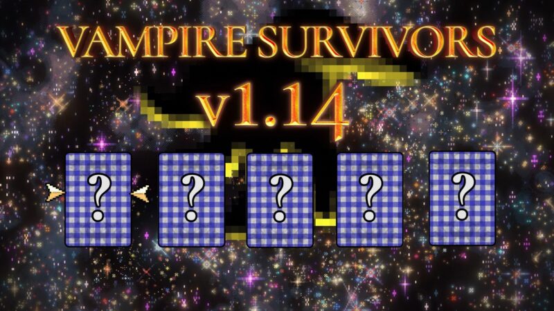 Vampire survivors annonce un mode coop en ligne imminent