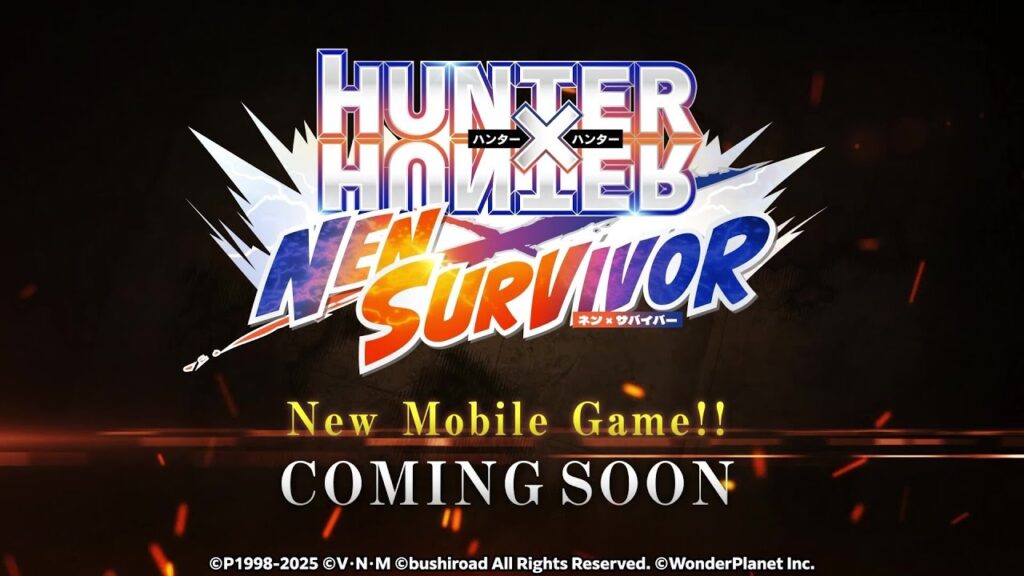 Hunter x hunter se lance dans le style vampire survivors