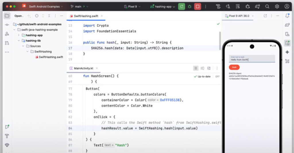 Disponibilité du Swift SDK pour le portage d'applications iOS vers Android