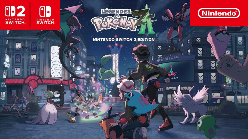 Lancement de légendes pokémon z-a le 16 octobre