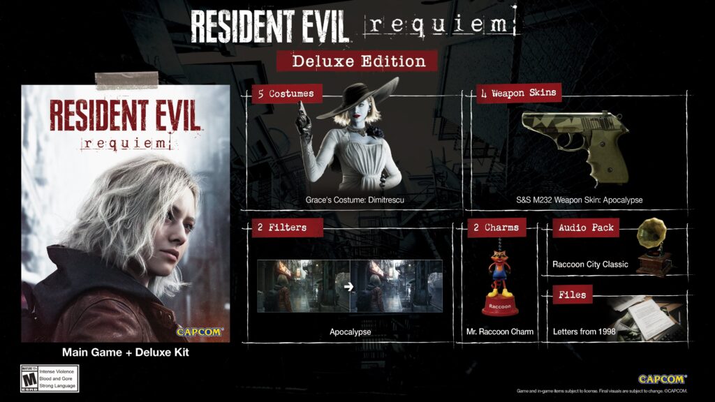 Resident evil requiem : éditions spéciales et compilation switch 2 annoncées