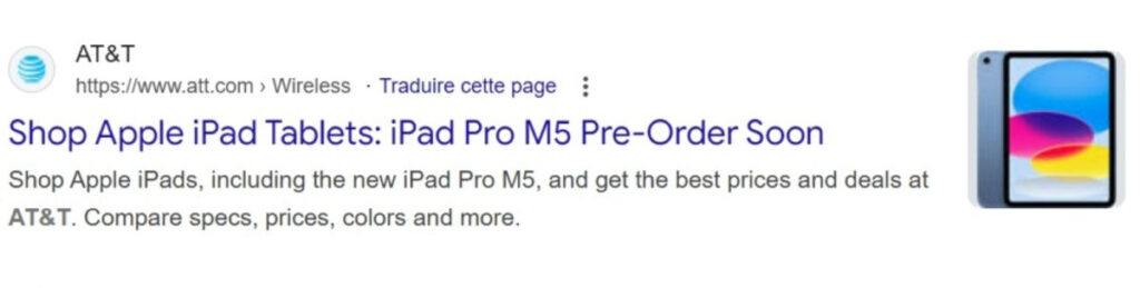 Lancement imminent de l'ipad pro m5 selon att