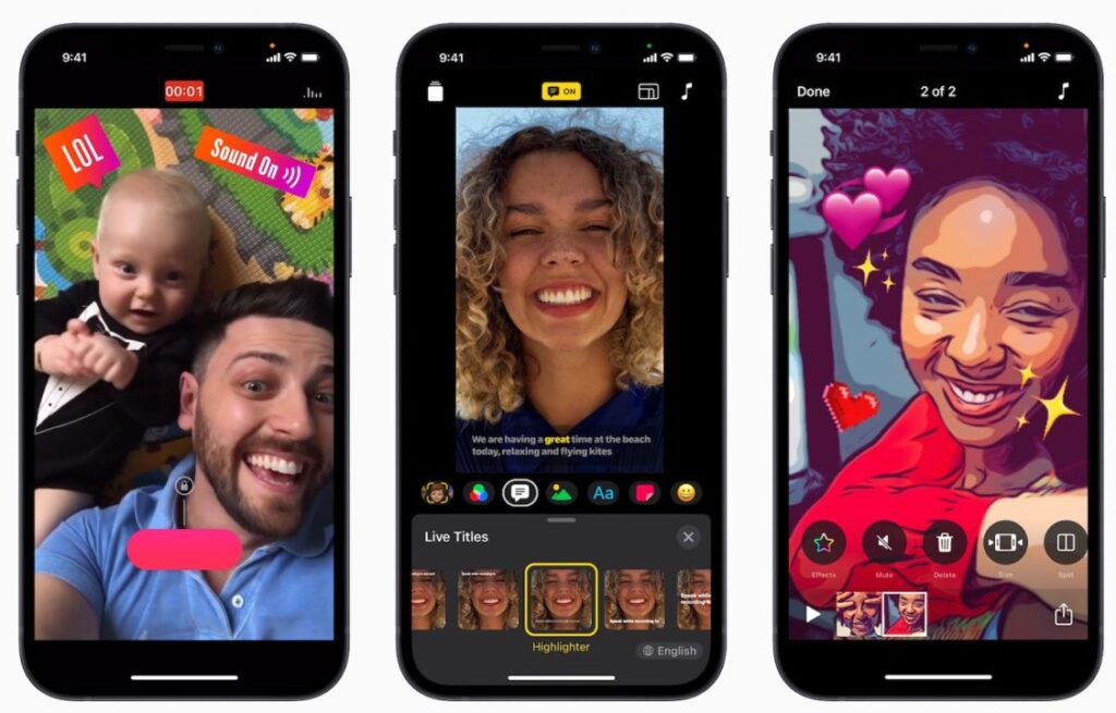 Fin de l'application clips d'apple sur iphone