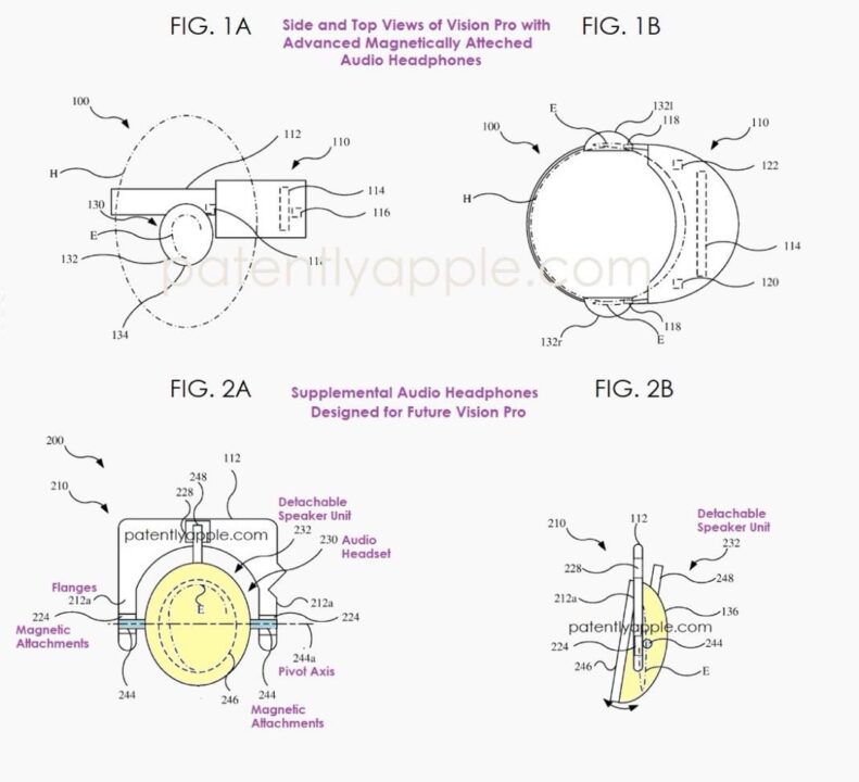 Apple développe un casque xr modulaire avec haut-parleurs détachables