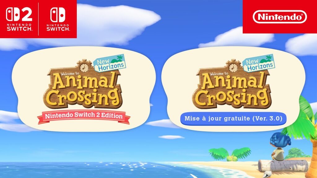 Animal crossing : new horizons dévoile une switch 2 edition avec mise à jour gratuite