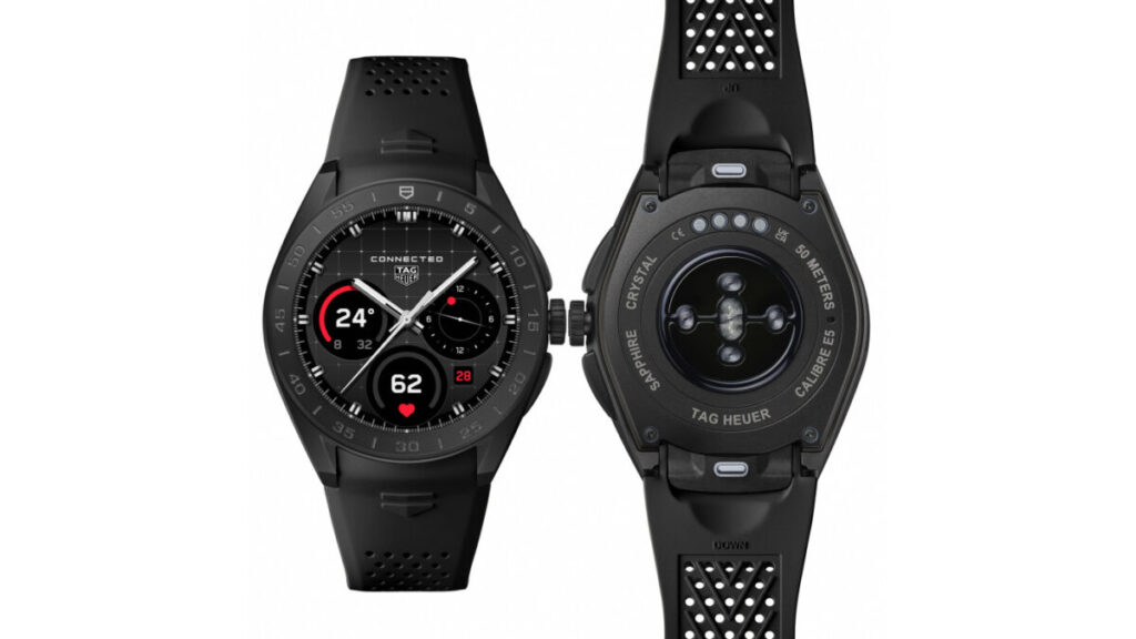 Tag heuer présente la montre connectée calibre e5 certifiée made for iphone