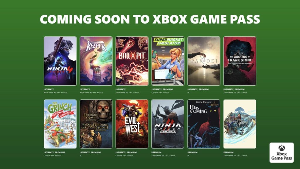 Game Pass : les jeux d'octobre 2023 à ne pas manquer