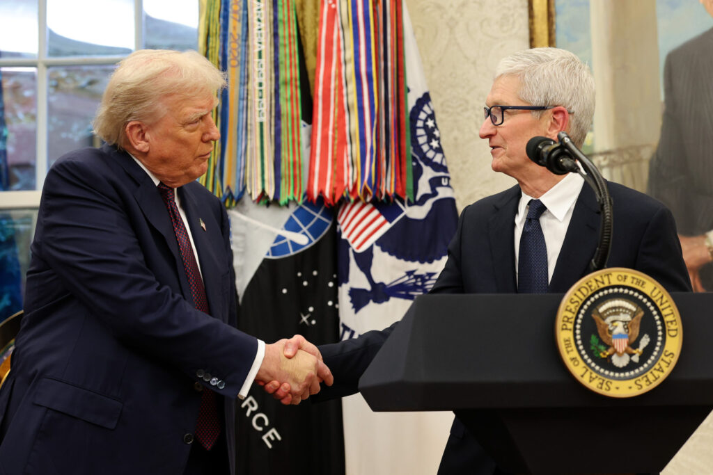 Apple finance la salle de bal de la maison blanche pour trump