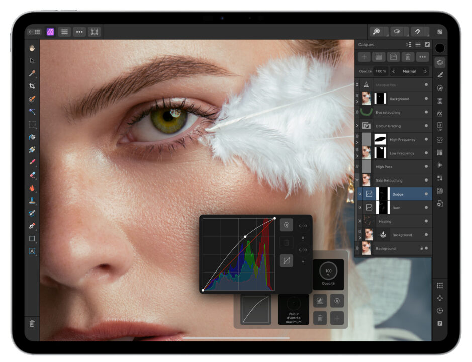 Affinity photo, designer et publisher gratuits sur ipad