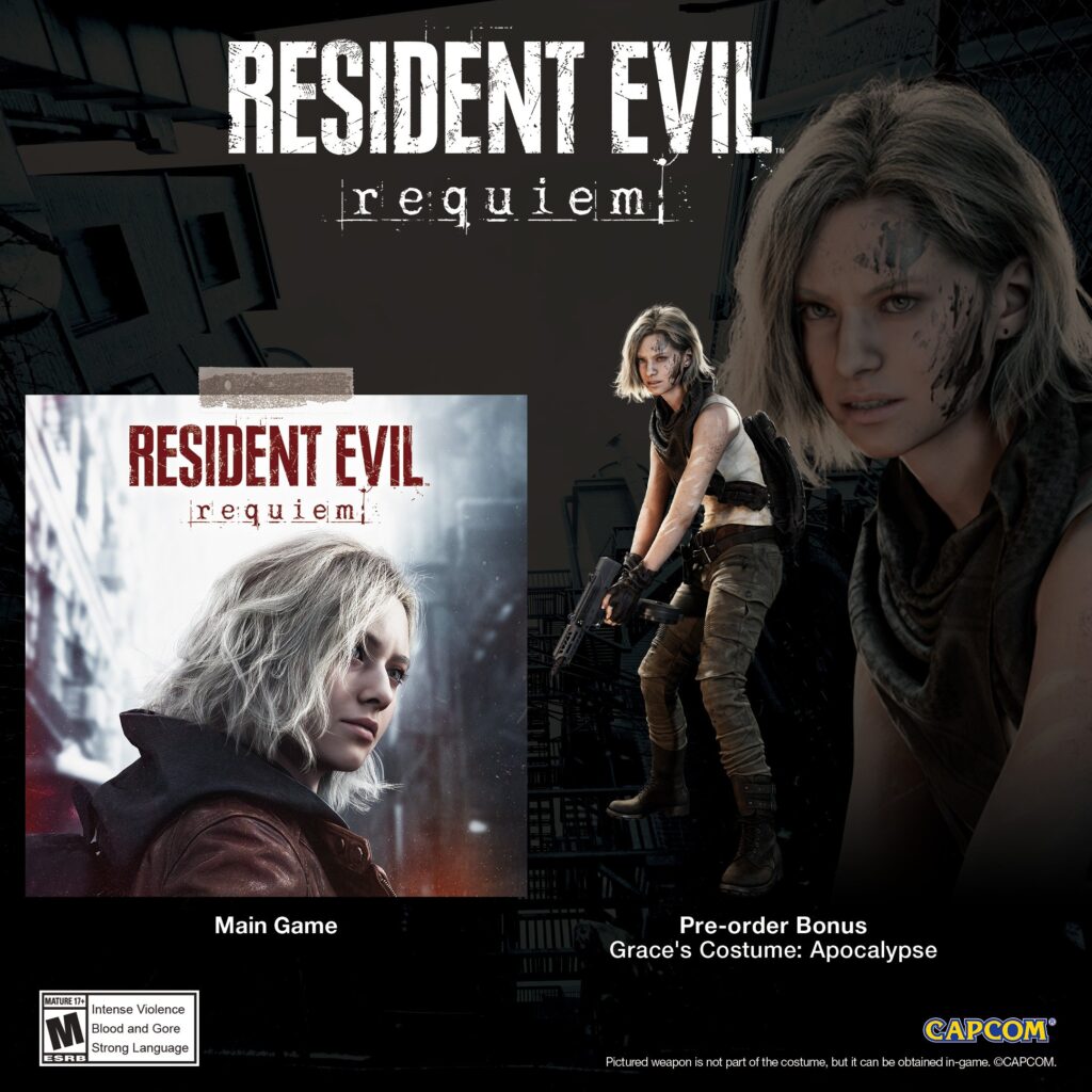 Resident evil requiem : éditions spéciales et compilation switch 2 annoncées
