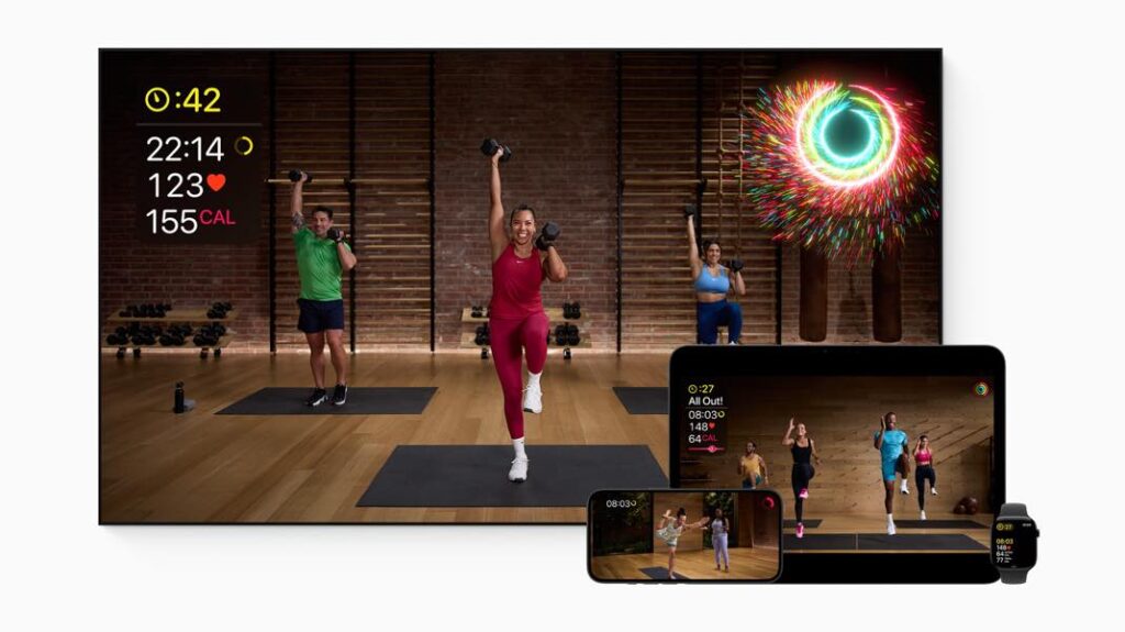 Apple fitness+ pourrait fusionner avec santé+ l'année prochaine
