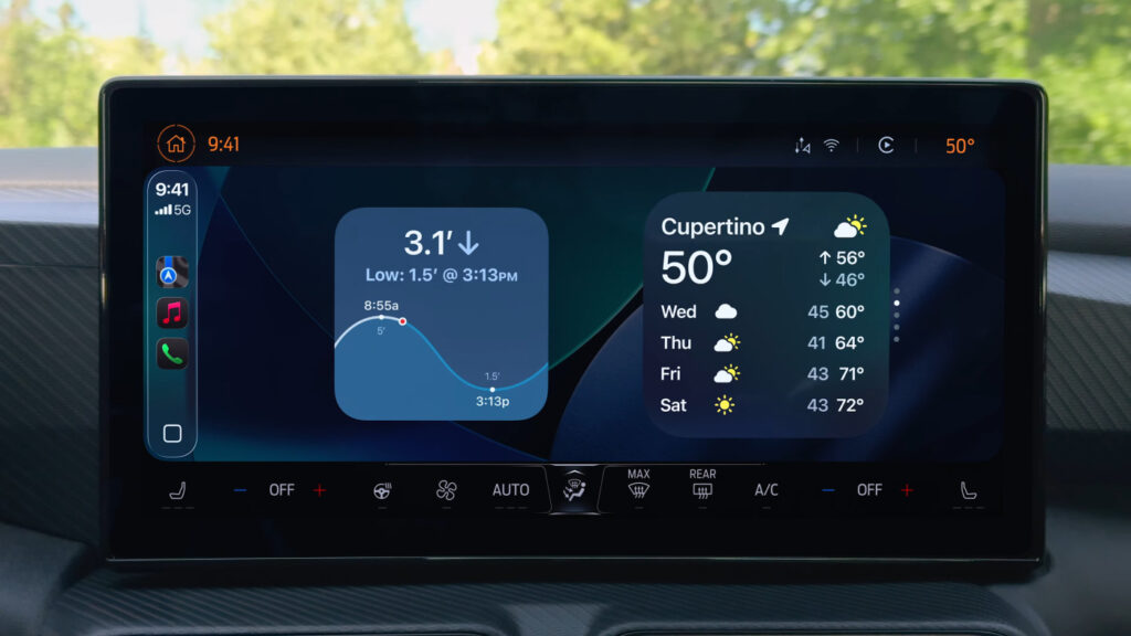 Ios 26.2 apporte un nouveau widget sur carplay