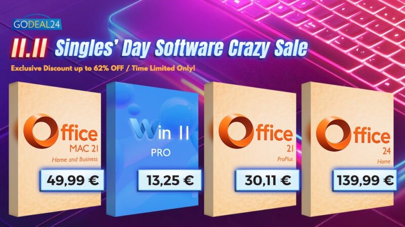 Licences Microsoft Office à prix réduits pour Singles&rsquo; Day