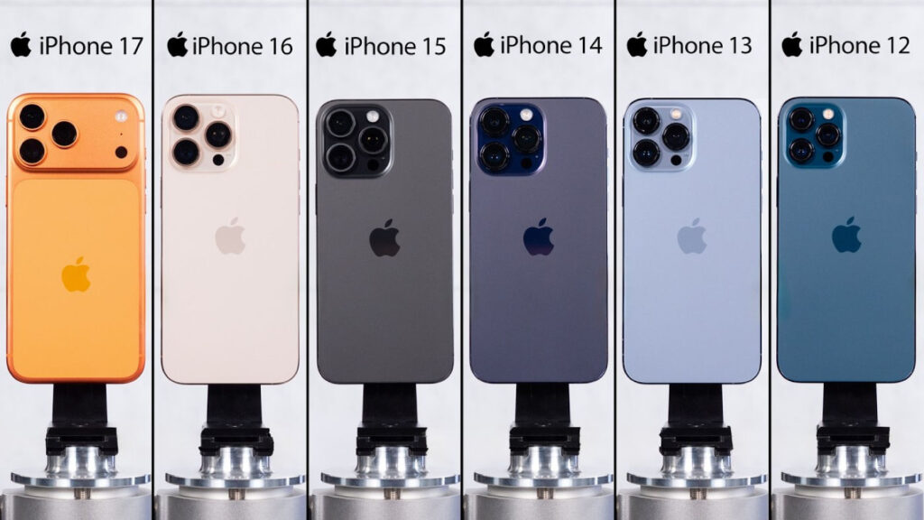 Comparaison des performances des iphone 12 à 17 Comparaison des performances des iphone 12 à 17