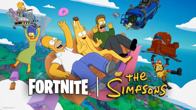Fortnite atteint 2,7 millions de joueurs avec la collaboration des simpson