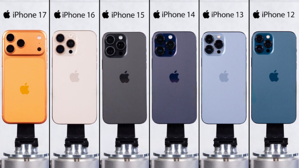 Comparaison des performances des iphone 12 à 17 Comparaison des performances des iphone 12 à 17