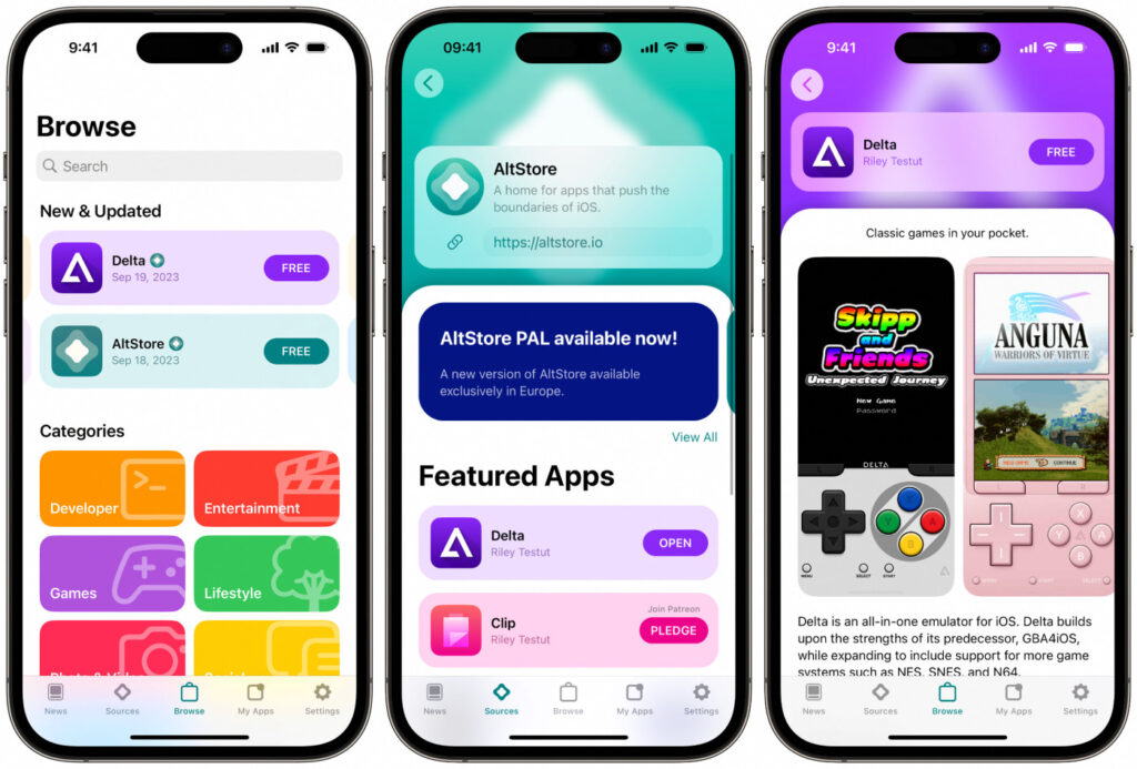 Altstore pal disponible au japon comme alternative à l'app store