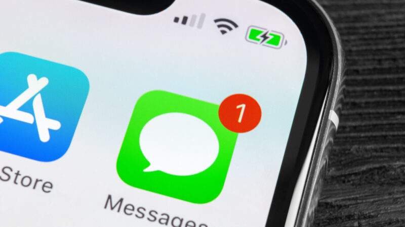 L&rsquo;application messages d&rsquo;apple échappe aux interdictions